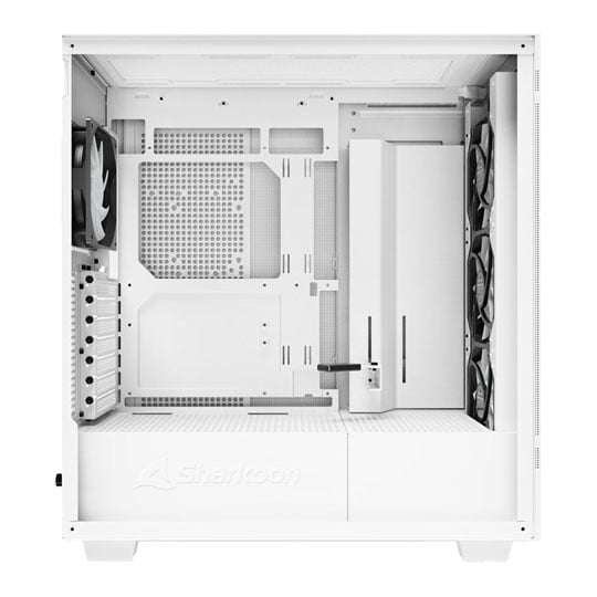 Sharkoon Rebel C50 RGB White Mid Tower Metal PC Gaming Case