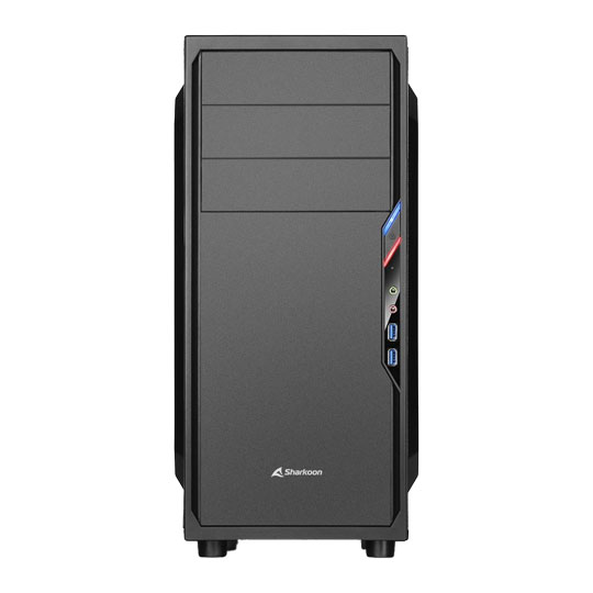 Sharkoon VS4-V Black Mid Tower Metal PC Gaming Case : image 2