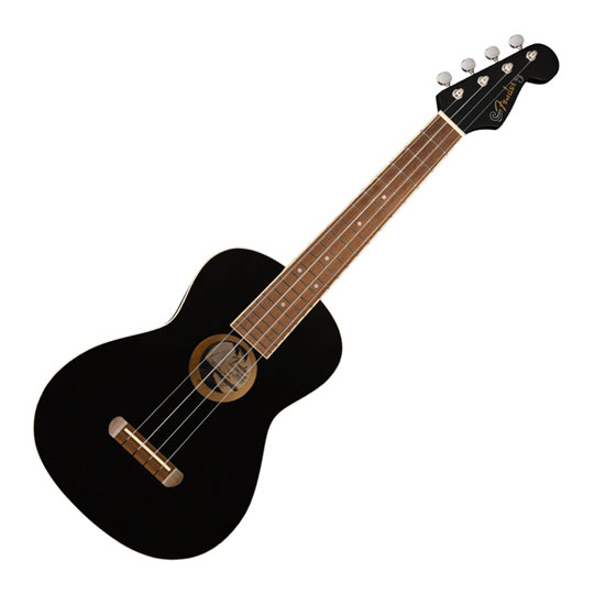 (Open Box) Fender Avalon Tenor Ukulele, Walnut Fingerboard, Black