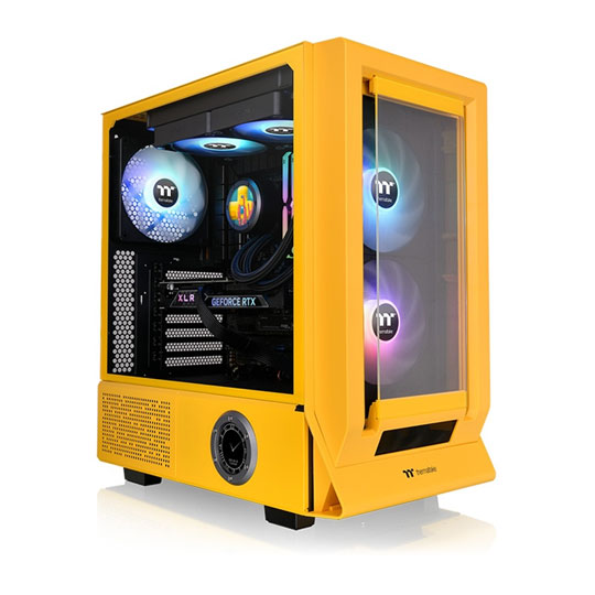 Thermaltake Ceres 350 MX Bumblebee Mid Tower Tempered Glass PC Gaming Case