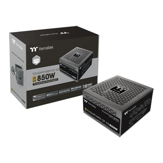 Thermaltake Toughpower GF A3 850 Watt Fully Modular PCIE 5.1 80+ Gold Power Supply ATX3.1