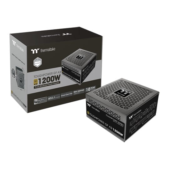 Thermaltake Toughpower GF A3 1200 Watt Fully Modular 80+ Gold ATX 3.1 Power Supply