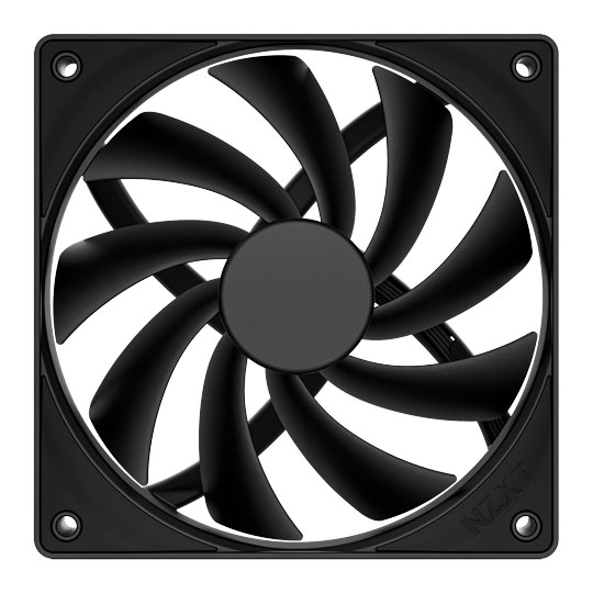 NZXT F120Q V2 Black Quiet Airflow Single 120mm PWM Fan