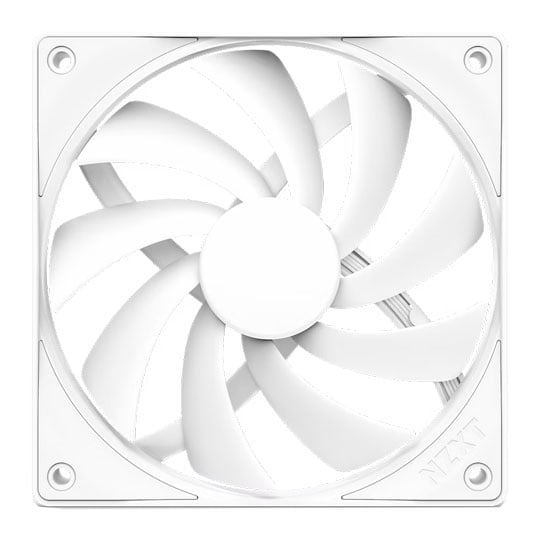 NZXT F120Q V2 White Quiet Airflow Single 120mm PWM Fan