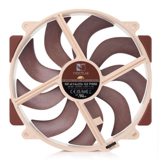 Noctua NF-A14x25r G2 PWM 12V 140mm Next Generation High Performance Fan : image 3