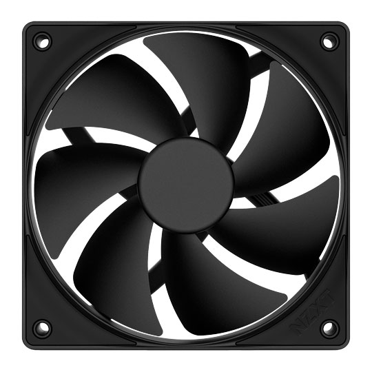 NZXT F120P V2 Black Static Pressure Single 120mm PWM Fan : image 2