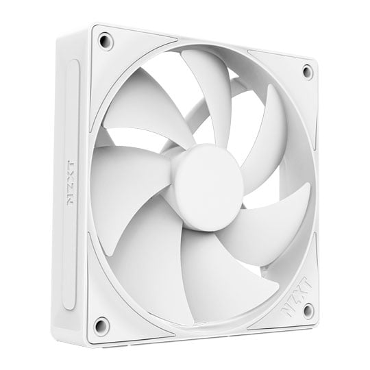 NZXT F120P V2 White Static Pressure Single 120mm PWM Fan