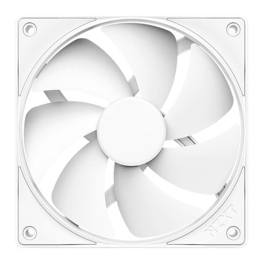NZXT F120P V2 White Static Pressure Single 120mm PWM Fan