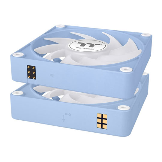 Thermaltake CT120 EX ARGB Sync Hydrangea Blue 120mm PWM Fan Triple Pack