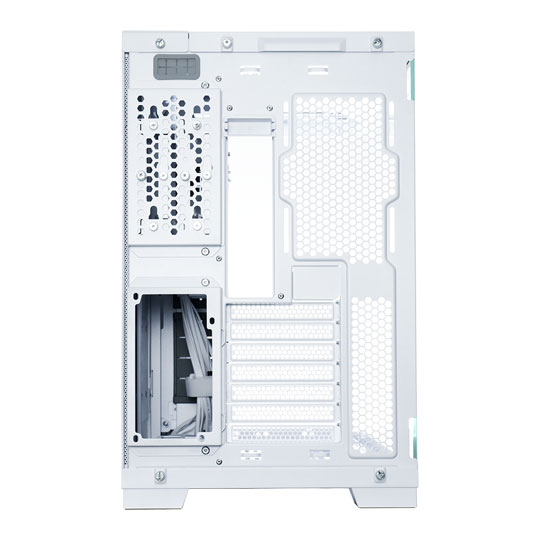 Lian Li O11 Dynamic EVO RGB White Dual Chamber Mid Tower Tempered Glass Reversible PC Gaming Case : image 4