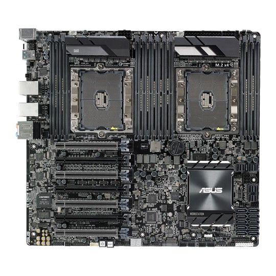 ASUS Dual Scalable Xeon WS C621E SAGE EEB Open Box Workstation Motherboard