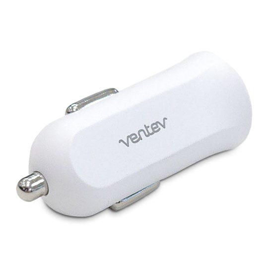 Ventev Essentials 2.4A USB Car Charger White