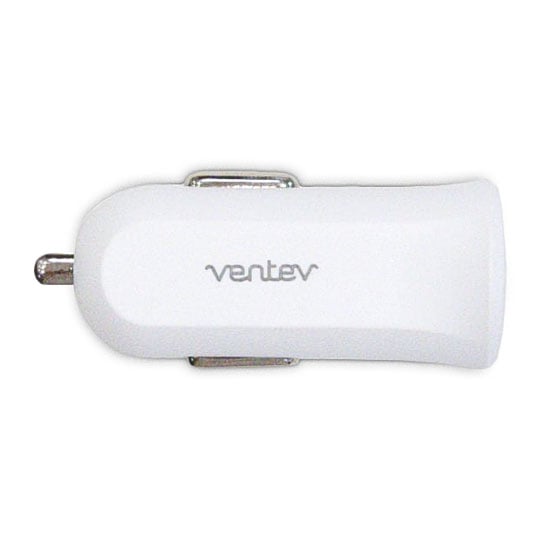 Ventev Essentials 2.4A USB Car Charger White