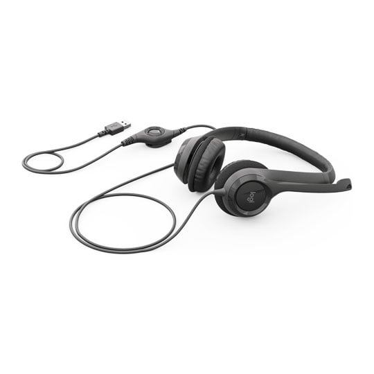 Logitech H390 Stereo Noise Cancelling Headset win MIC USB Black PC/MAC : image 3