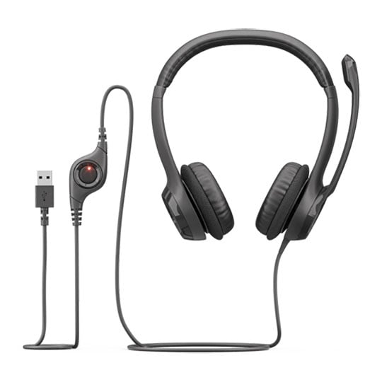 Logitech H390 Stereo Noise Cancelling Headset win MIC USB Black PC/MAC : image 4