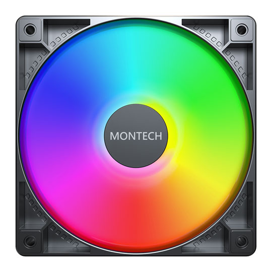 Montech GF120 ARGB PWM 120mm Black Case Fan