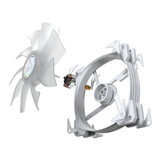 Montech HP140 ARGB PWM 140mm White Case Fan : image 3
