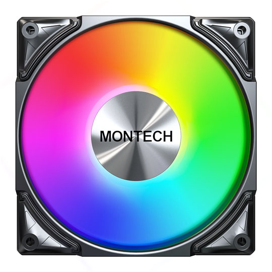 Montech METAL PRO 12 ARGB PWM 120mm Black Case Fan
