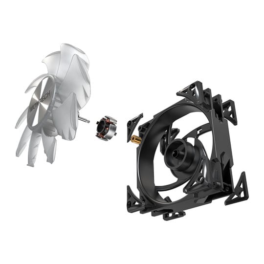 Montech METAL PRO 12 ARGB PWM 120mm Black Case Fan : image 3