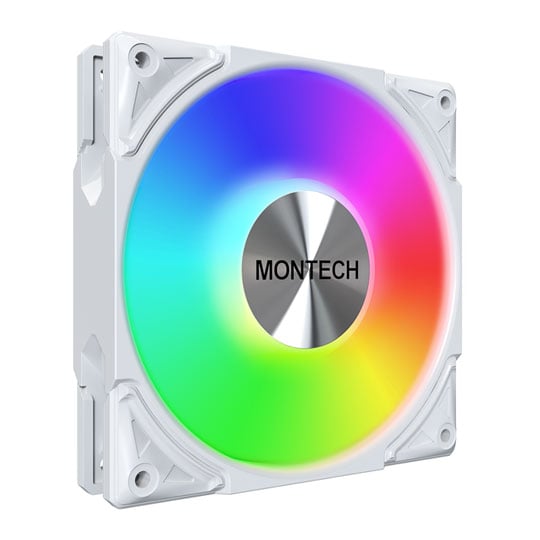 Montech  METAL PRO 12 ARGB PWM 120mm White Case Fan