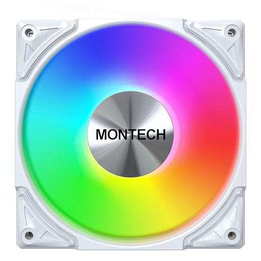 Montech  METAL PRO 12 ARGB PWM 120mm White Case Fan