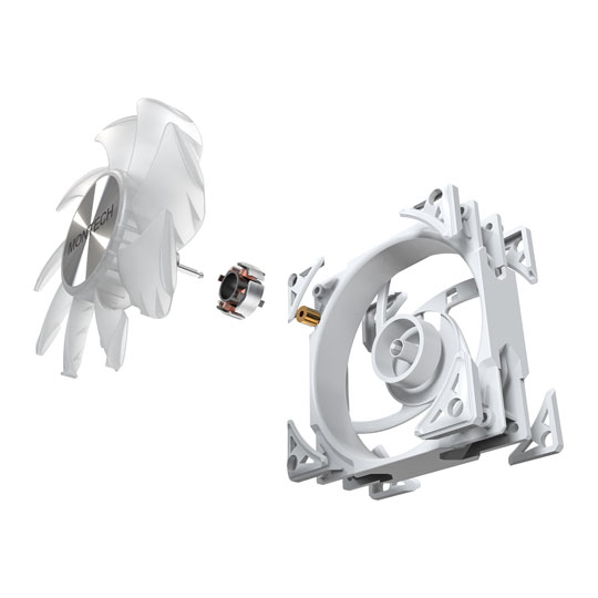 Montech  METAL PRO 12 ARGB PWM 120mm White Case Fan : image 3