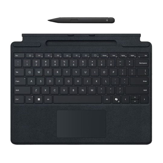Microsoft Surface Pro Copilot Keyboard for Business Black with Pen Storage
