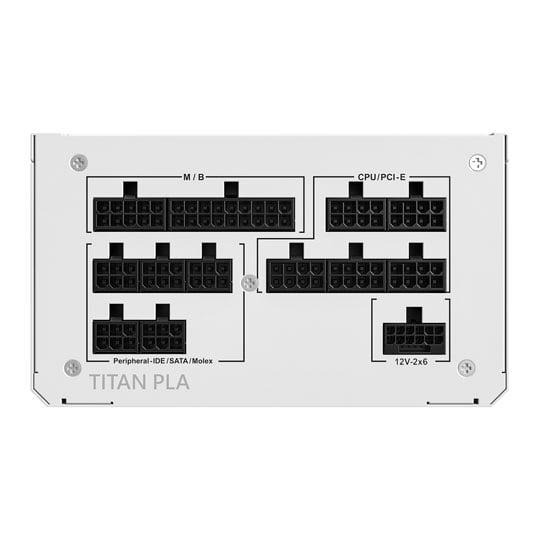 Montech TITAN PLA 1000W 80+ Platinum PCIE 5.1 Fully Modular QUIET Power Supply/PSU ATX3.1 : image 4