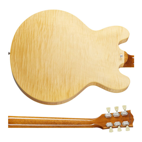 Gibson ES-335 Figured Antique Natural : image 3