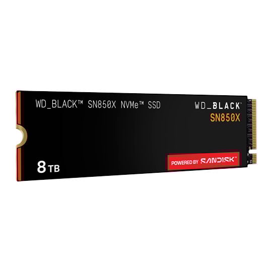 WD_BLACK 8TB SN850X NVMe 内蔵型SSD - Gen4 WD_BLACK 8TB SN850X NVMe Internal Gaming SSD Solid State