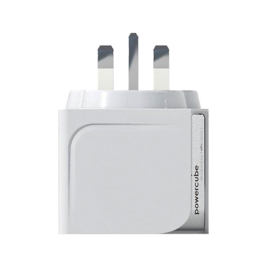 Allocacoc PowerCube 'miniCube USB' 2 UK Socket Mains Extension Plug