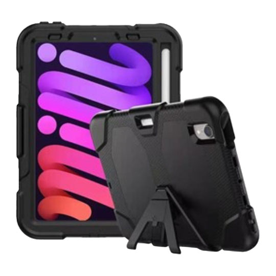 JLC Rhino Shell Case for iPad Mini 6 - Black