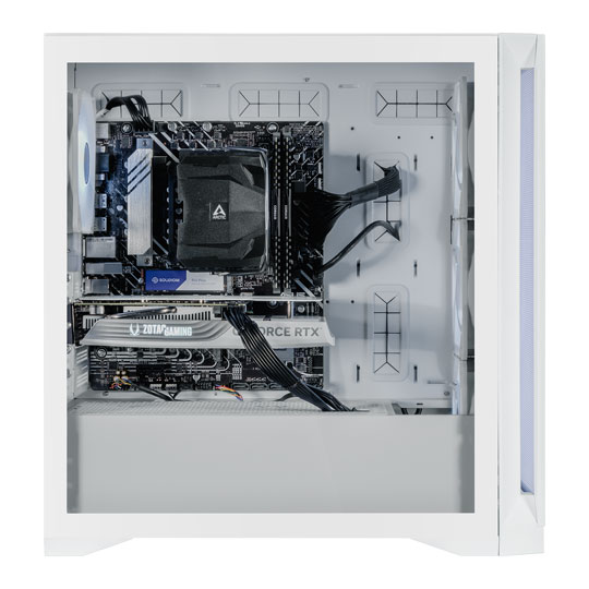 Gaming PC with NVIDIA GeForce RTX 4060 and AMD Ryzen 5 9600X