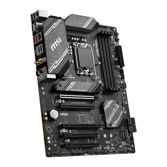 MSI Intel B760 GAMING PLUS WIFI DDR5 ATX Open Box Motherboard : image 3