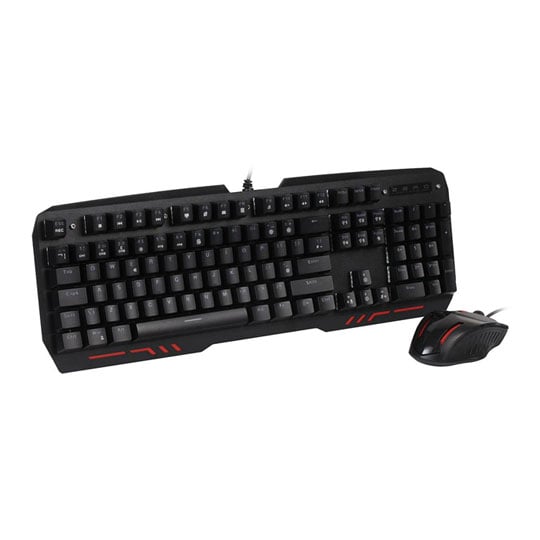 Xclio TEAMWOLF Z10 Mechanical RGB Gaming Keyboard Blue Switch and Mouse Combo Set