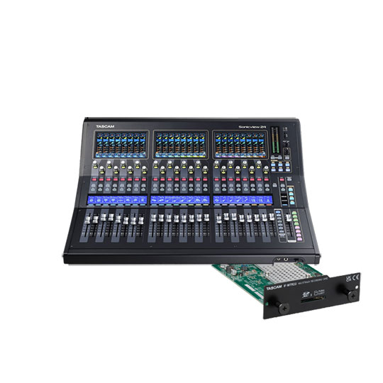 Tascam Sonicview 24 Digital Mixing Console & Tascam IF-MTR32 32 Track Multitrack Recording Card