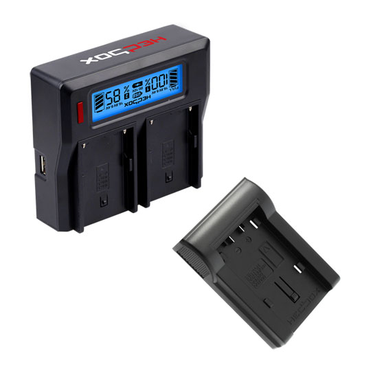 Hedbox RP-DC50 Dual Battery Charger And DFZ100 Battery Charger Plate : image 1