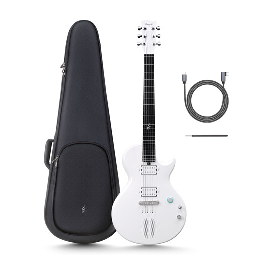 Enya Nova Go Sonic Carbon Fiber Guitar White