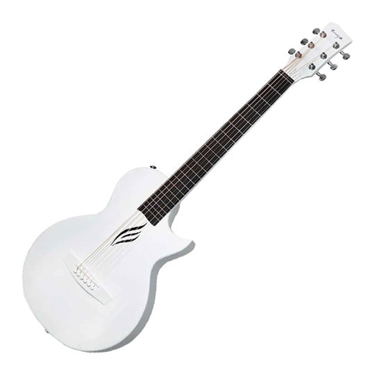 Enya Nova Go SP1 Carbon Fibre Electro Acoustic with Bluetooth - White