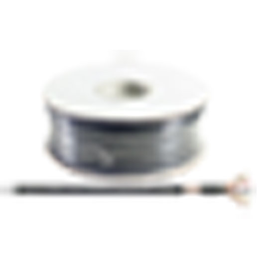 Stagg 100m 2 Core Microphone Cable Roll - Black