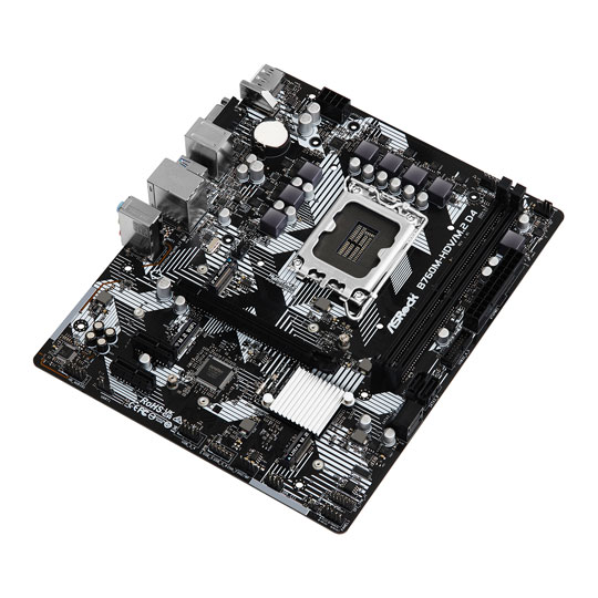 ASRock Intel B760M-HDV/M.2 D4  Micro-ATX Refurbished Motherboard : image 3