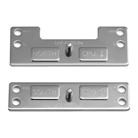Noctua Offset Mounting Bars for AM4 & AM5 CPU Coolers - Silver