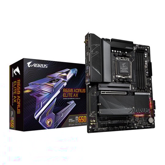 Gigabyte AMD Ryzen B650 AORUS ELITE AX V2 AM5 DDR5 ATX Refurbished Motherboard