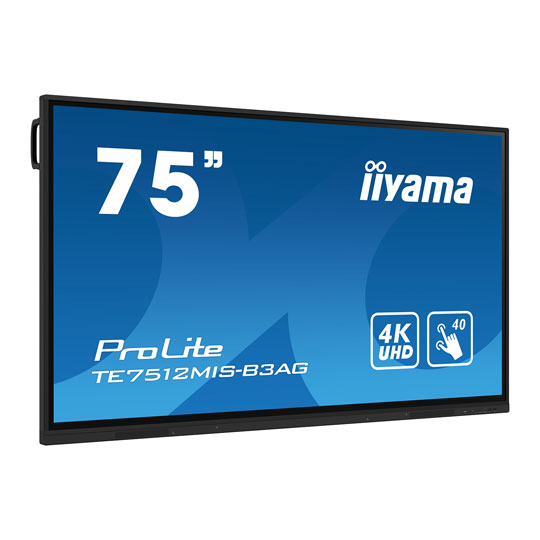 iiyama 75" TE7512MIS-B3AG 4K Interactive Touchscreen Display : image 2