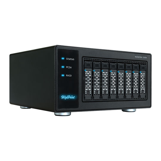HighPoint RocketStor 6542AW 8-bay U.2/U.3 NVMe RAID Enclosure
