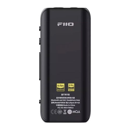 FiiO BTR15 Bluetooth DAC and Heapdhone Amplifier (Black) : image 3