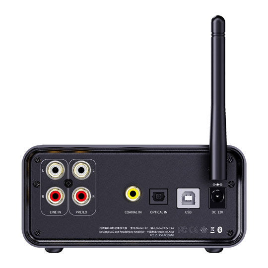 FiiO K7 BT Desktop DAC and Amplifier - Bluetooth Edition : image 2