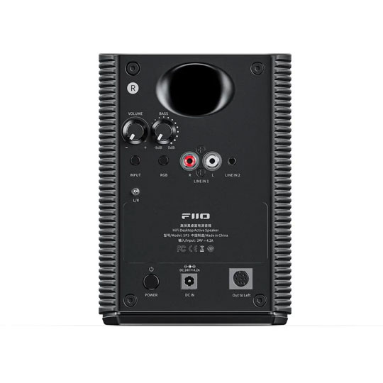 FiiO SP3 High Fidelity Desktop Speakers Black : image 3