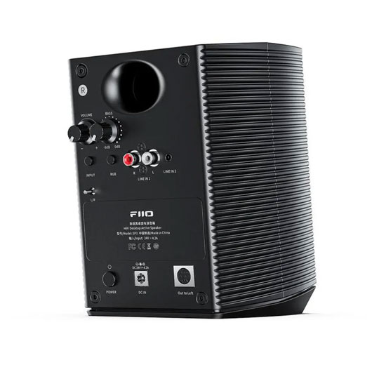 FiiO SP3 High Fidelity Desktop Speakers Black : image 4