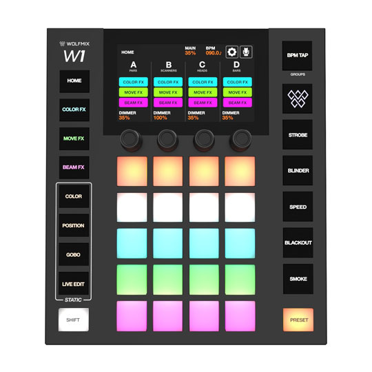 Wolfmix W1 MK2 DMX Lighting Controller : image 2